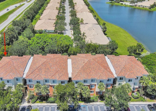 9857 Baywinds Dr Unit 9302, West Palm Beach, FL 33411 - aerial perspective of suburban area with a large body of water