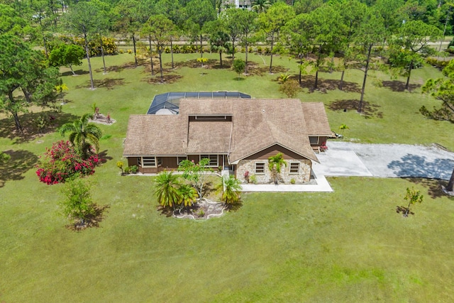view from above of property