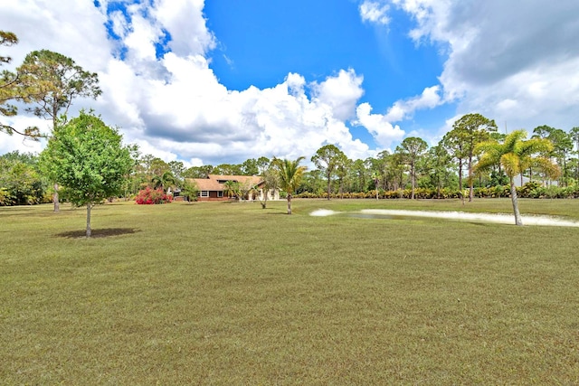 surrounding community with a lawn