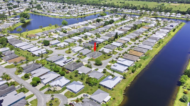 6527 Alheli, Fort Pierce, FL 34951 - aerial view of property's location with a nearby body of water and nearby suburban area