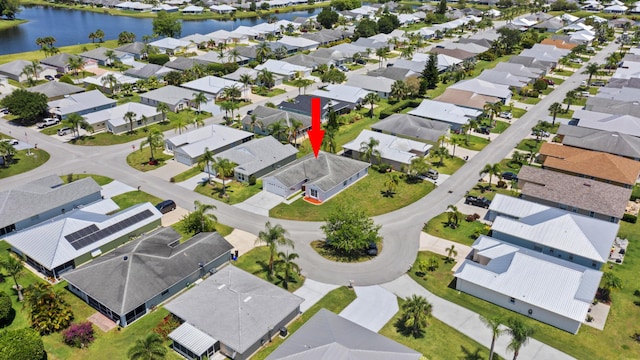 6527 Alheli, Fort Pierce, FL 34951 - aerial perspective of suburban area with a nearby body of water