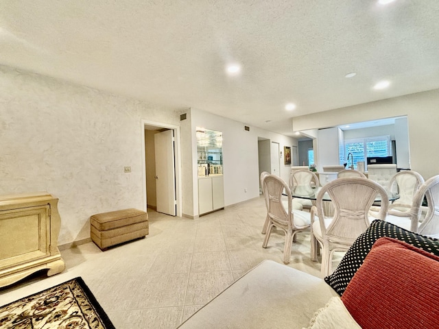 21728 Arriba Real A 34-A, Boca Raton, FL 33433 - dining room with recessed lighting and a textured ceiling