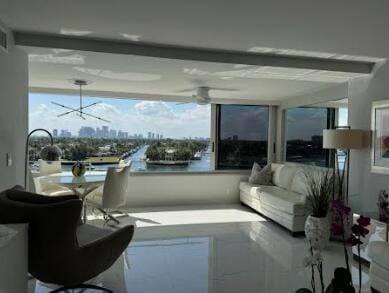 215 N Birch Rd Unit 8C, Fort Lauderdale, FL 33304 - sunroom / solarium featuring healthy amount of natural light