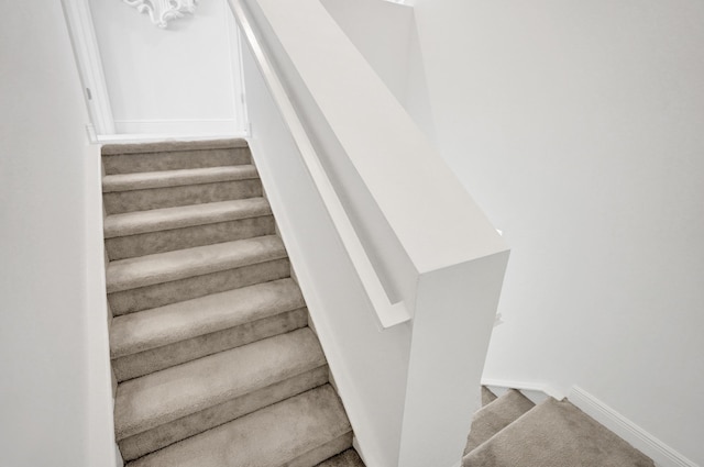 1842 Sandpiper Pointe Pl, Deerfield Beach, FL 33442 - stairway with carpet floors and baseboards
