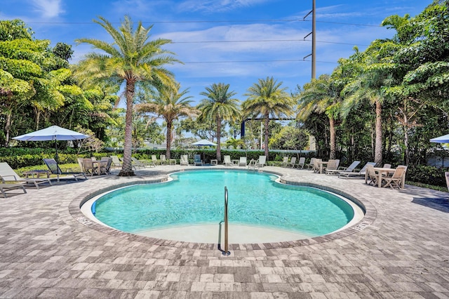 1842 Sandpiper Pointe Pl, Deerfield Beach, FL 33442 - community pool with a patio area and fence