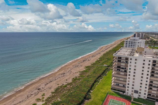 bird's eye view of extended coastline