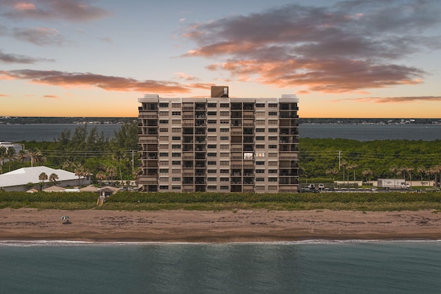 water view with local beach