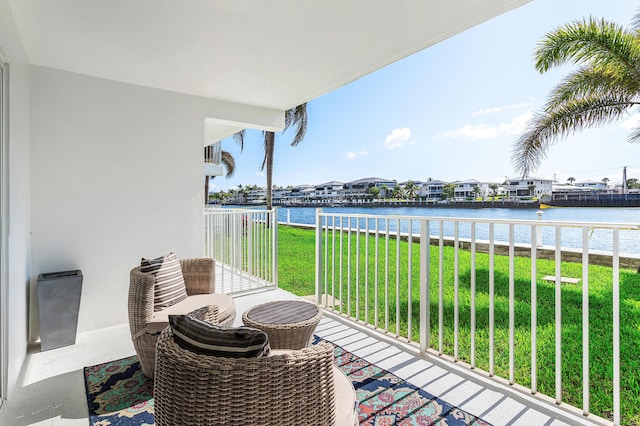 1536 SE 15th Ct Unit 107, Deerfield Beach, FL 33441 - balcony featuring a water view