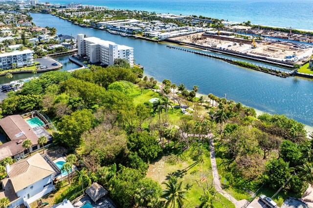 1536 SE 15th Ct Unit 107, Deerfield Beach, FL 33441 - aerial view of a large body of water and a tree filled landscape