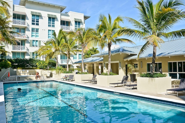 480 Hibiscus St Unit 709, West Palm Beach, FL 33401 - community pool with a patio area