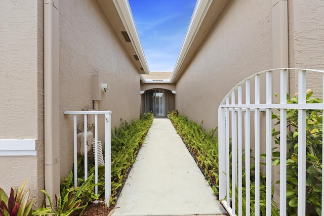 8623 Mangrove Cay, West Palm Beach, FL 33411 - property entrance with stucco siding