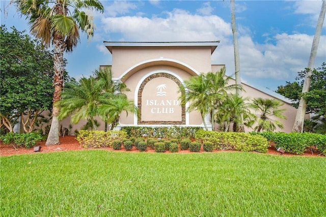 8623 Mangrove Cay, West Palm Beach, FL 33411 - community / neighborhood sign featuring a yard