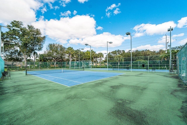 2920 SW 22nd Cir Unit C2, Delray Beach, FL 33445 - view of tennis court with fence