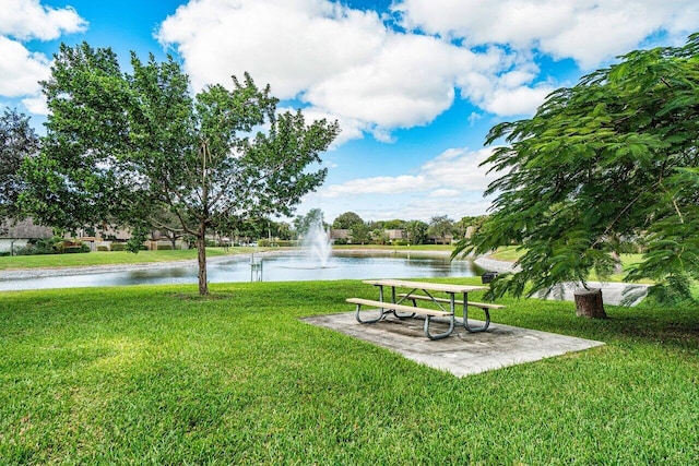 2920 SW 22nd Cir Unit C2, Delray Beach, FL 33445 - view of home's community with a water view and a yard