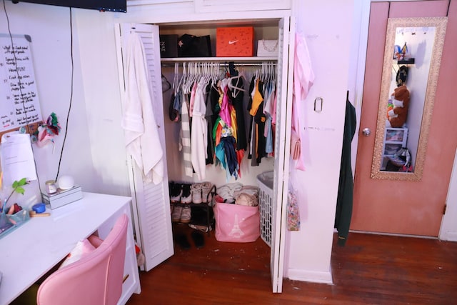 view of closet