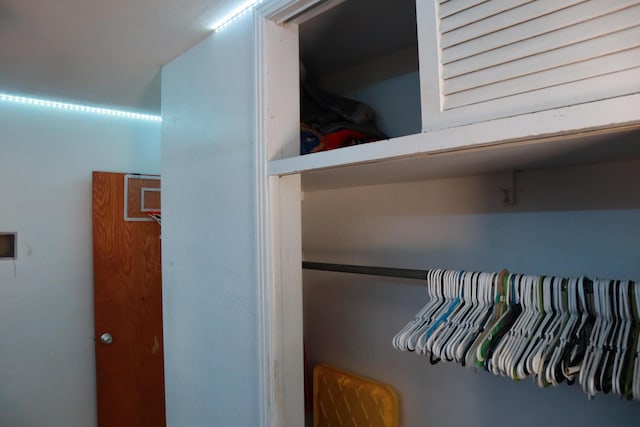 view of closet