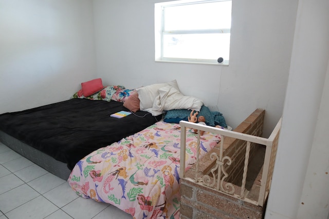 view of tiled bedroom