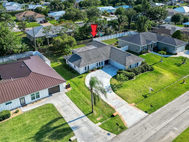 1290 SE Mcfarlane Ave, Port Saint Lucie, FL 34952 - aerial perspective of suburban area