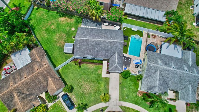 9794 Ridgecreek Rd, Boca Raton, FL 33496 - bird's eye view of a pool
