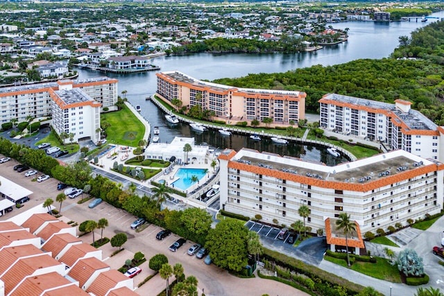 2871 N Ocean Blvd Unit M334, Boca Raton, FL 33431 - bird's eye view of a nearby body of water and apartment complex / building