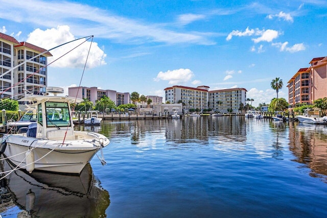 2871 N Ocean Blvd Unit M334, Boca Raton, FL 33431 - dock area featuring a water view