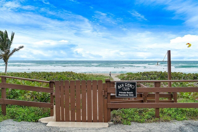 2871 N Ocean Blvd Unit M334, Boca Raton, FL 33431 - water view with nearby beach