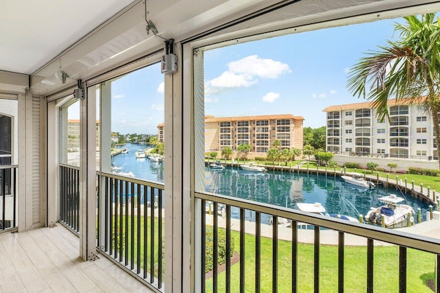 2871 N Ocean Blvd Unit M334, Boca Raton, FL 33431 - balcony with a water view
