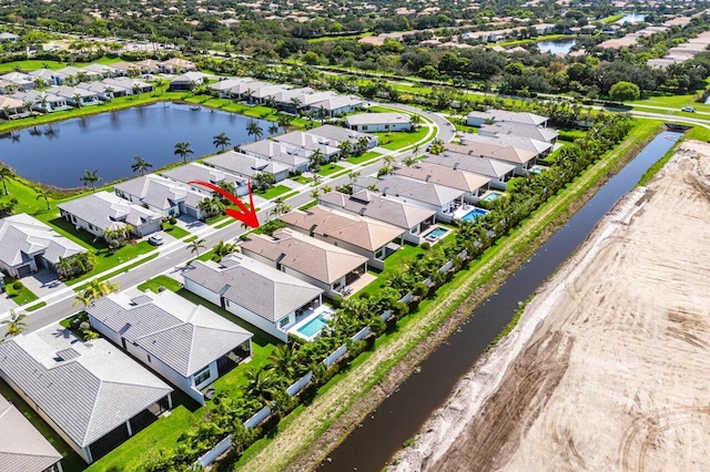 9333 Mountain Pine Grv, Boynton Beach, FL 33473 - aerial perspective of suburban area featuring a large body of water
