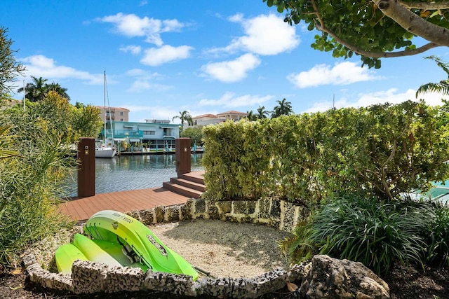 120 N Gordon Rd Share A, Unit Share A, Fort Lauderdale, FL 33301 - dock area with a water view