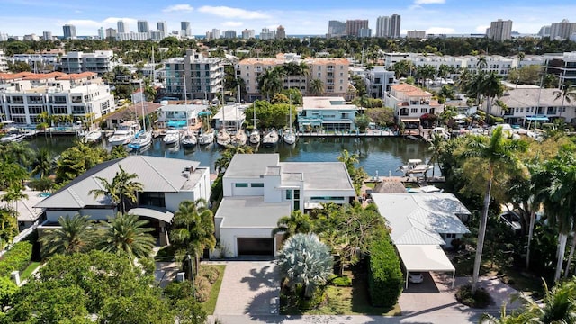 120 N Gordon Rd Share A, Unit Share A, Fort Lauderdale, FL 33301 - aerial view of a nearby body of water and a skyline view