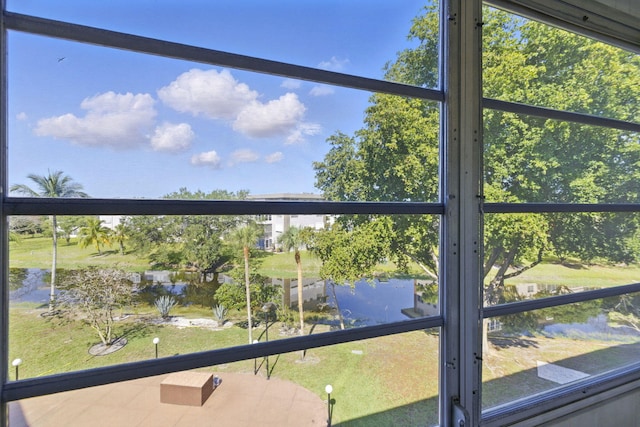 detailed view of a water view
