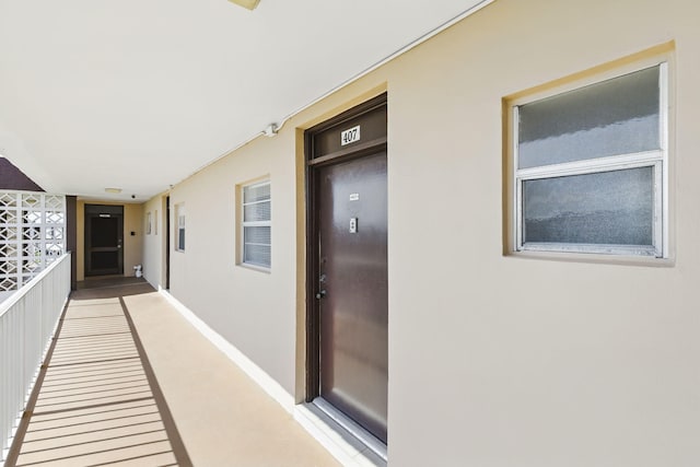 view of corridor