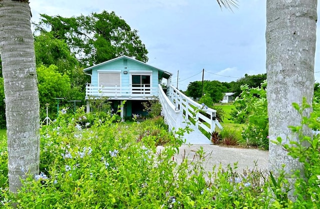 851 Riverside Dr, Moore Haven, FL 33471 - view of rear view of house