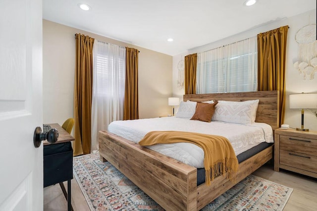 1445 Cindy Dr, Lake Worth Beach, FL 33461 - bedroom featuring recessed lighting and light wood finished floors