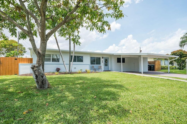 1445 Cindy Dr, Lake Worth Beach, FL 33461 - ranch-style home with an attached carport and driveway