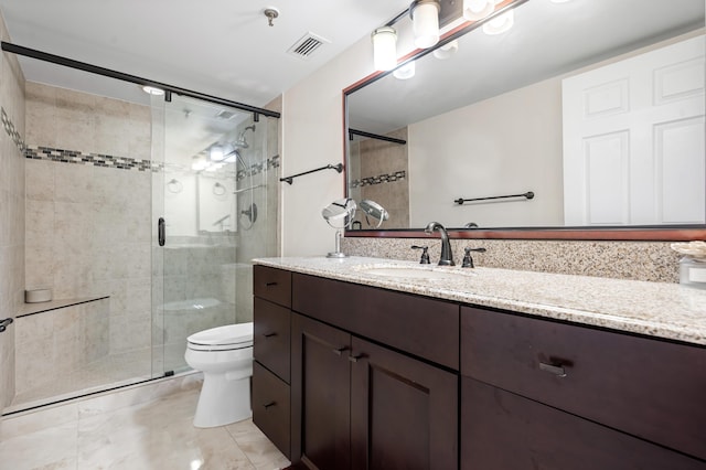 7290 Kinghurst Dr Unit 607, Delray Beach, FL 33446 - full bath with vanity and a shower stall