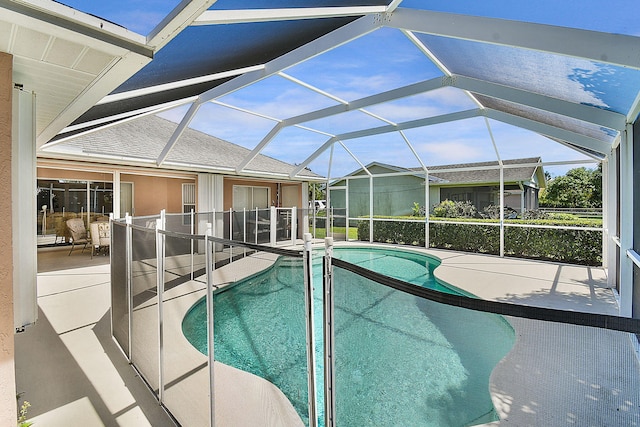 3204 SE Otis Ln, Port Saint Lucie, FL 34984 - swimming pool featuring a patio area and a lanai