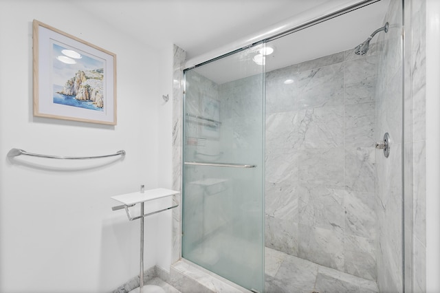 901 E Camino Real Unit 5C, Boca Raton, FL 33432 - bathroom with a marble finish shower