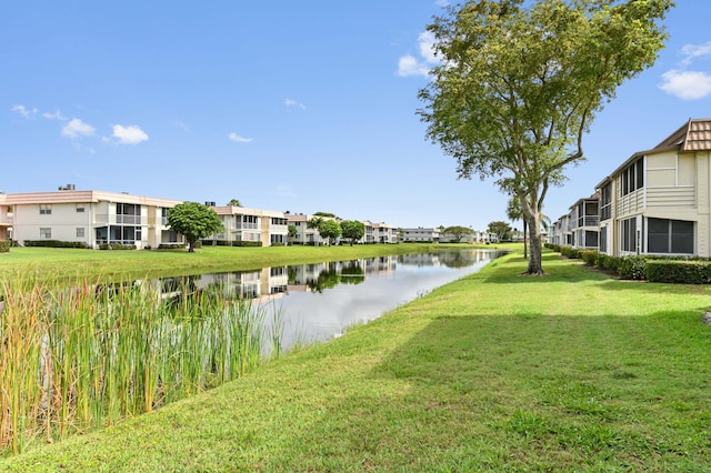 water view with nearby suburban area