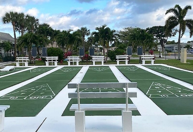 797 N Dr Unit A, Delray Beach, FL 33445 - view of community featuring shuffleboard