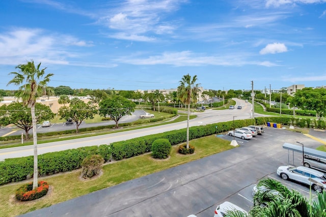 view of asphalt road