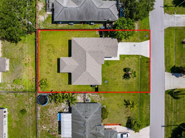 3227 SW Foremost Dr, Port Saint Lucie, FL 34953 - aerial view of property and surrounding area featuring property boundaries highlighted