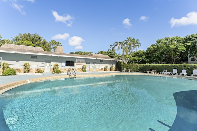 view of community pool