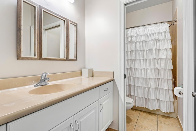 4205 Artesa Dr, Boynton Beach, FL 33436 - full bath with tile patterned floors, toilet, and vanity