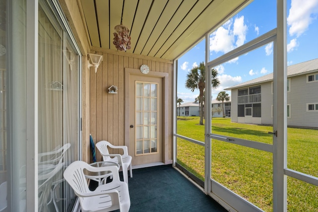 210 SE Village Dr Unit 210, Port Saint Lucie, FL 34952 - view of unfurnished sunroom