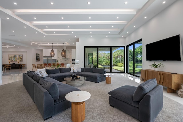 18074 Sentinel Cir, Boca Raton, FL 33496 - living room with recessed lighting
