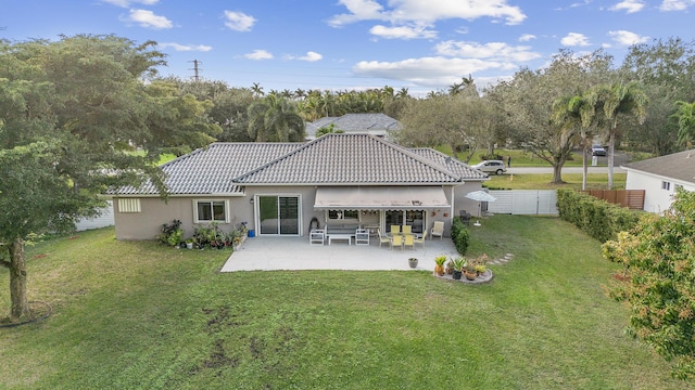 5320 SW 199th Ave, Pembroke Pines, FL 33332 - back of house featuring a patio area, stucco siding, and a tiled roof