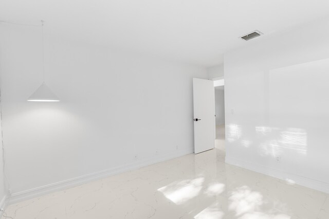 5320 SW 199th Ave, Pembroke Pines, FL 33332 - empty room with light marble finish floors and baseboards