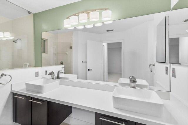 5320 SW 199th Ave, Pembroke Pines, FL 33332 - bathroom with tiled shower and double vanity