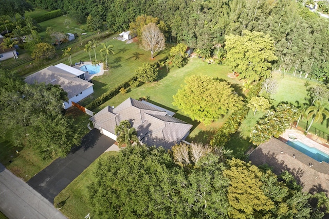 5320 SW 199th Ave, Pembroke Pines, FL 33332 - view of property location with a heavily wooded area and a pool